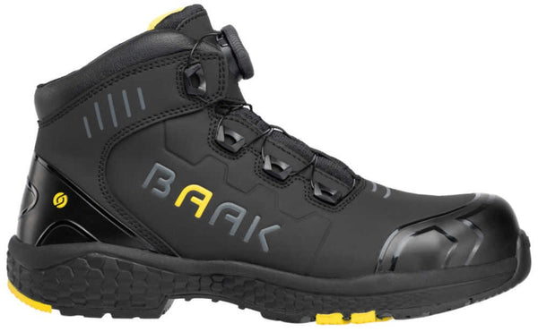 Baak Alexander 223013 leichter S3 Sicherheitsstiefel mit Boa Fit System Kunststoffkappe