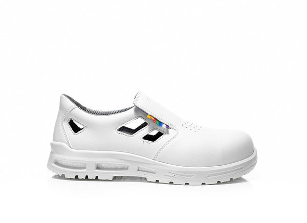 ELTEN 710551 BRICE Air XXTM white Low ESD S1PS Sicherheits-Slipper WELLMAXX Küchenschuh Klinikschuh