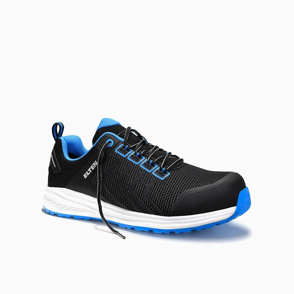 ELTEN 720821 LIVAS black-blue Low ESD S1P leichter sportlicher Sicherheitshalbschuh mit Kunststoffschutzkappe