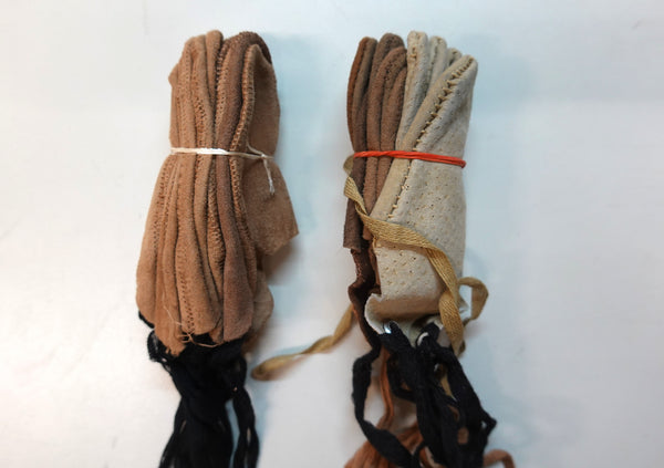 10 Fingerlinge Wildleder Braun Grösse 3 Breite 3,5 cm Länge 10 cm Fingerschutz