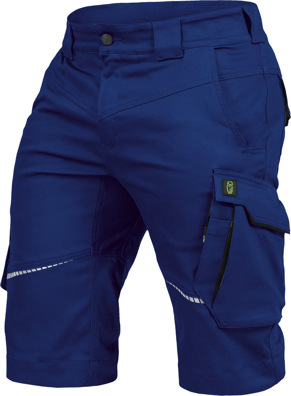 Leibwächter Shorts FLEXK20 kornblau-schwarz kurze Hose Stretchstoff