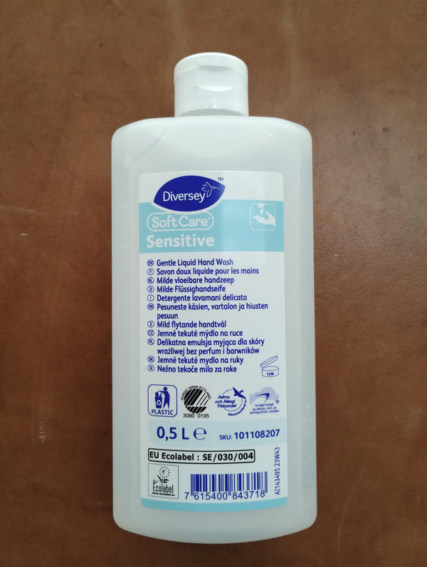 Soft Care Sensitive Flüssighandseife mild 500ml Parfümfrei Handseife Waschseife