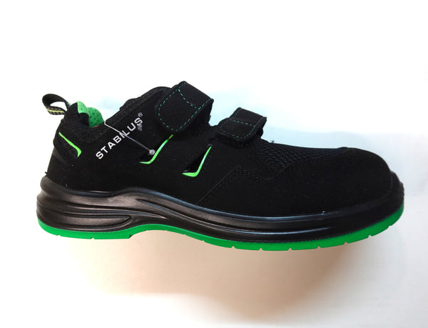 Stabilus 7411 Cody Air Green leichte Unisex Sicherheitssandale ESD S1PL Superlight