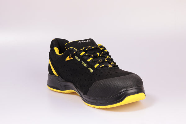 TALAN Airflex Breath metallfreier schwarzer-gelber Unisex S1P Sicherheitsschuh