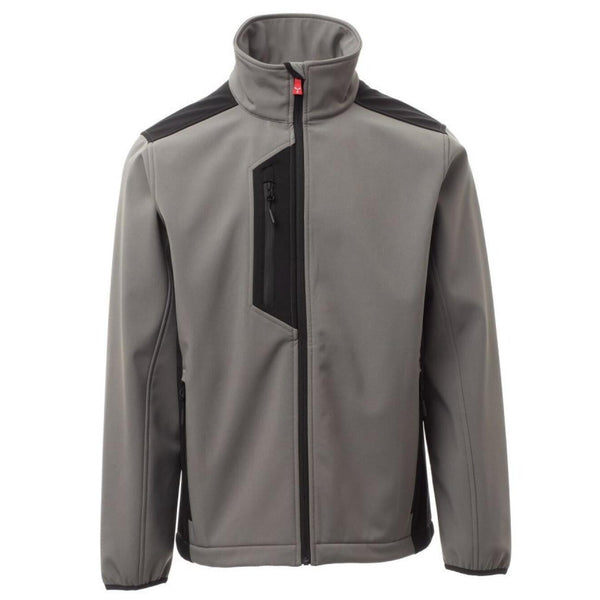 Payper Wear Softshelljacke Galway 3-Lagen Grau Wasserdicht