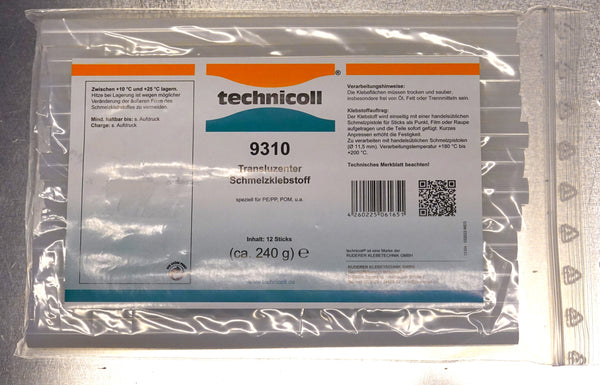 technicoll 9310 Beutel mit 12 Sticks Heissklebesticks Klebepatronen Schmelzklebstoff